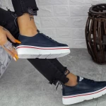 Дамски ежедневни обувки AW373 Тъмно синьо » MeiMall.bg