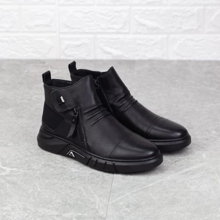 Мъжки ботуши HJNH-04 Черен » MeiMall.bg