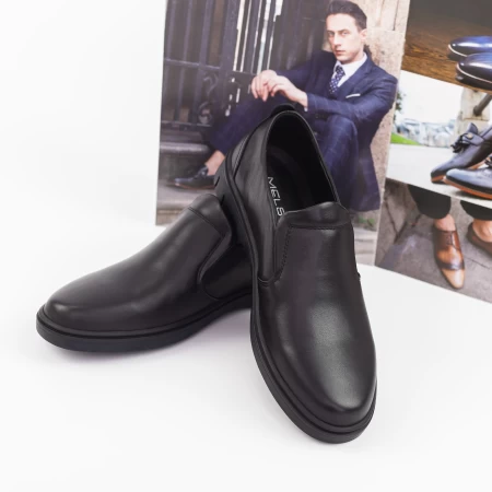 Елегантни обувки за мъже 17011 Черен » MeiMall.bg