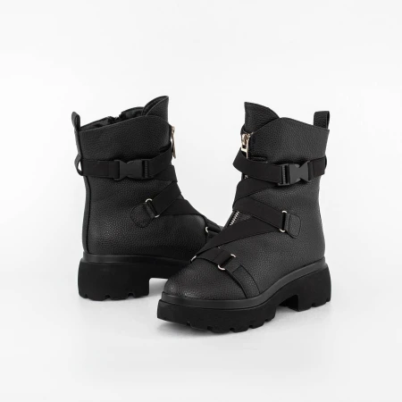 Меки дамски боти 2MX502 Черен » MeiMall.bg