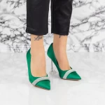 Обувки тип стилет 2SY18 Зелено » MeiMall.bg
