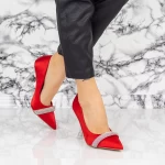 Обувки тип стилет 2SY18 Червено » MeiMall.bg