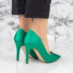 Обувки тип стилет 2YZ3 Зелено » MeiMall.bg