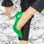 Обувки тип стилет 2YZ1 Зелено » MeiMall.bg