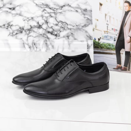 Елегантни обувки за мъже 792-041 Черен » MeiMall.bg