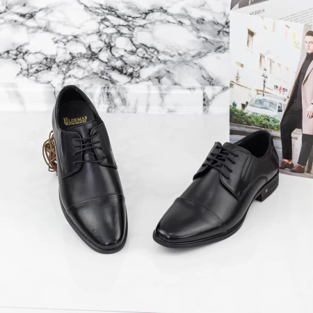 Елегантни обувки за мъже 7065-843 Черен » MeiMall.bg