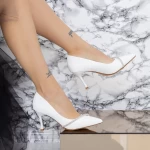 Обувки тип стилет 2DC7 Бял » MeiMall.bg