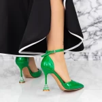 Обувки на токчета 2DC5 Зелено Mei