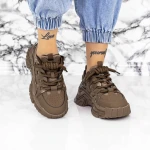 Дамски кецове 2WL86 Каки » MeiMall.bg