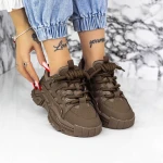 Дамски кецове 2WL86 Каки » MeiMall.bg