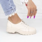 Дамски ежедневни обувки 23726 Кремав цвят » MeiMall.bg
