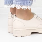 Дамски ежедневни обувки 23726 Кремав цвят » MeiMall.bg