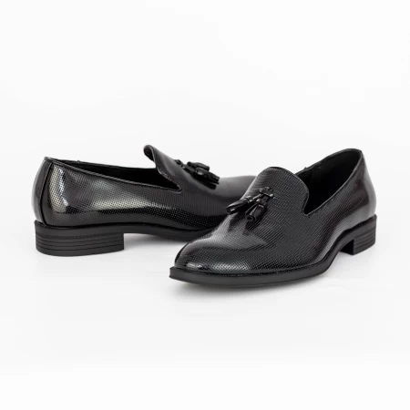 Елегантни обувки за мъже 1G1270 Черен » MeiMall.bg