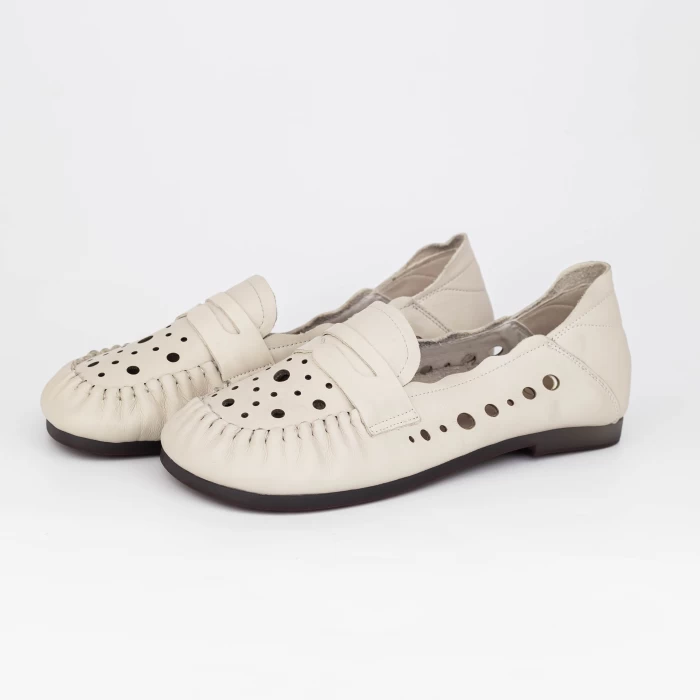 Дамски ежедневни обувки 8120 Кремав цвят Formazione