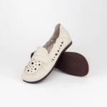 Дамски ежедневни обувки 8120 Кремав цвят » MeiMall.bg