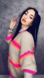 Дамски пуловер 6127-2 Многоцветен » MeiMall.bg