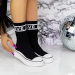 Дамски кецове 99068 Черен » MeiMall.bg
