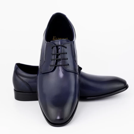 Елегантни обувки за мъже 003-035A Синьо » MeiMall.bg