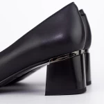 Обувки с дебел ток K4365-3786A Черен » MeiMall.bg