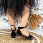 Дамски сандали с нисък ток 2Y3 Черен Mei