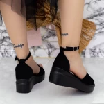 Дамски сандали на платформа 2PT3 Черен Mei