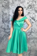 Дамска рокля 005 Зелено » MeiMall.bg