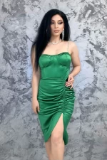 Дамска рокля 10901 Зелено » MeiMall.bg