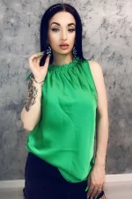 Дамска блуза 1531 Тъмнозелено » MeiMall.bg