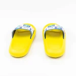 Дамски чехли с ниска подметка 7136-06 Жълто Fashion