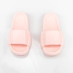 Дамски чехли с ниска подметка 7166 Розов Fashion