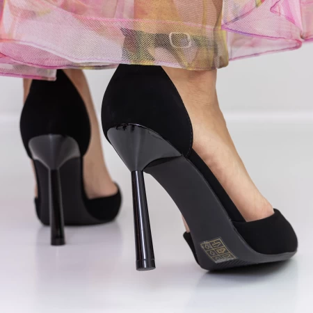 Обувки тип стилет 3DC17 Черен » MeiMall.bg