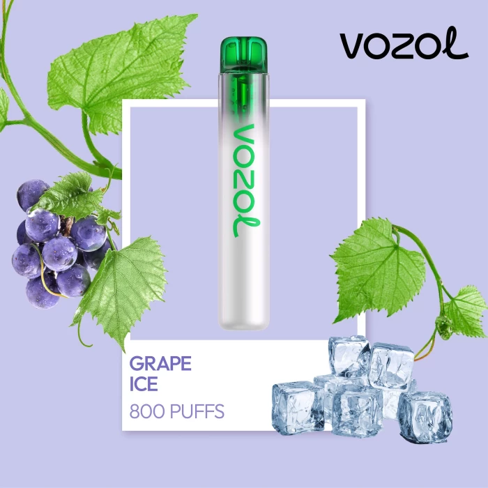 Електронна цигара за еднократна употреба NEON800 GRAPE ICE VOZOL
