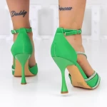 Обувки тип стилет 3XKK22 Зелено » MeiMall.bg