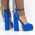 Обувки на токчета и платформа 3KV2 Тъмно синьо » MeiMall.bg