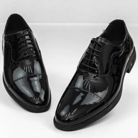 Елегантни обувки за мъже 8D3903 Черен » MeiMall.bg