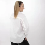 Дамска риза C28078 Бял » MeiMall.bg