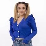 Дамска блуза HJD7873 Синьо » MeiMall.bg
