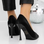 Обувки тип стилет 3DC39 Черен » MeiMall.bg