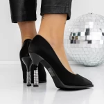 Обувки тип стилет 3DC50 Черен » MeiMall.bg