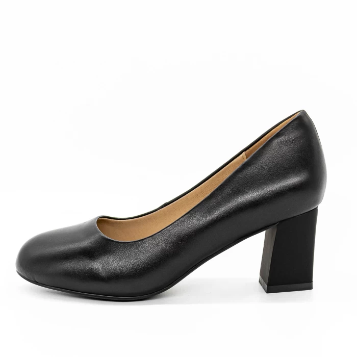 Обувки с дебел ток 20712 Черен | Formazione