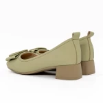 Обувки с дебел ток TP5008 Зелено » MeiMall.bg