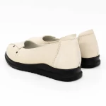 Дамски ежедневни обувки 6650 Кремав цвят » MeiMall.bg