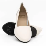 Обувки с дебел ток 5261 Кремав цвят » MeiMall.bg