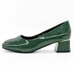 Обувки с дебел ток TP377-1 Зелено » MeiMall.bg