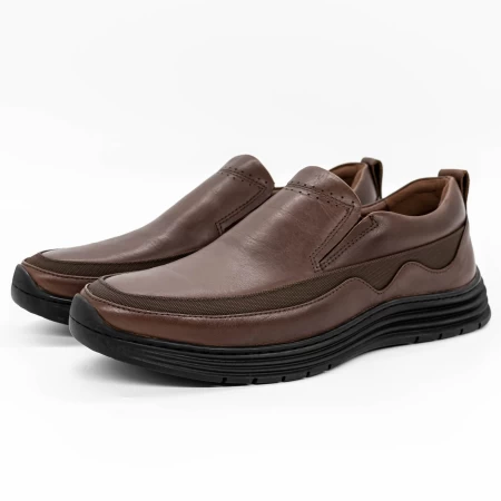 Елегантни обувки за мъже W2688-10 Кафяво » MeiMall.bg