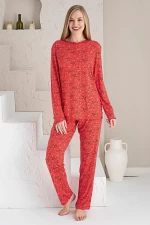 Дамски пижами PJ06 Червено | Pamuklu