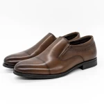 Елегантни обувки за мъже 9122-1 Кафяво | Eldemas