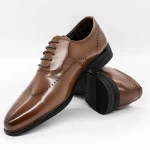 Елегантни обувки за мъже F066-025 Кафяво » MeiMall.bg