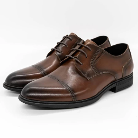 Елегантни обувки за мъже K1180 Кафяво » MeiMall.bg