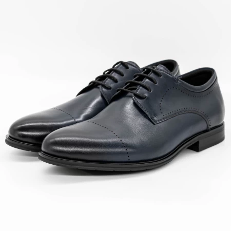 Елегантни обувки за мъже 9122-2 Синьо » MeiMall.bg